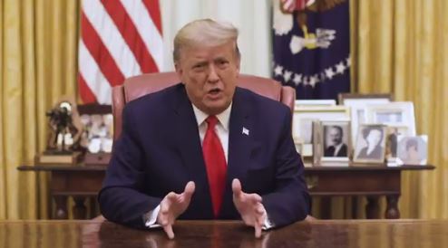 特朗普发表最新视频,特朗普最新视频，变化中的学习力量，自信与成就感的融合之旅