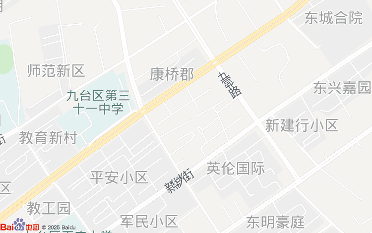 九台区道路规划图详解